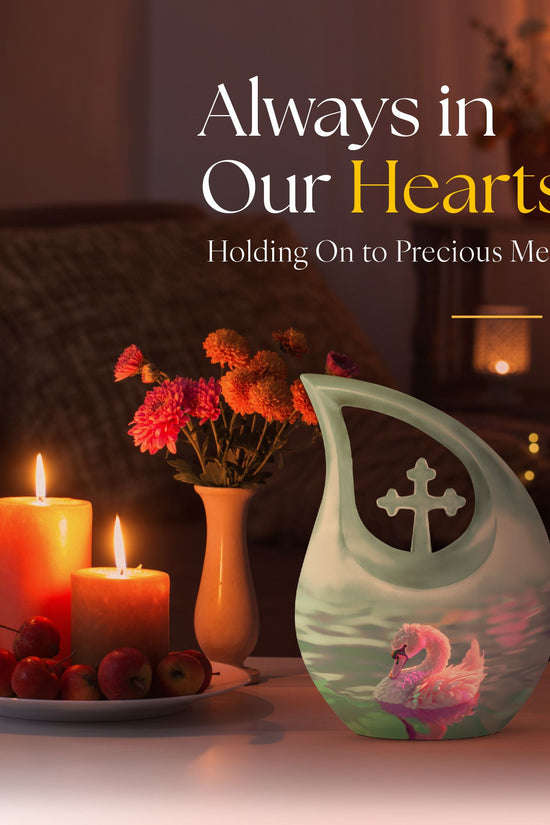 Swan Urns For Ashes - Urns For Human Ashes Large Adult