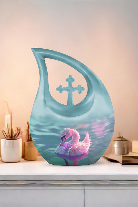 Swan Urns For Ashes - Urns For Human Ashes Large Adult