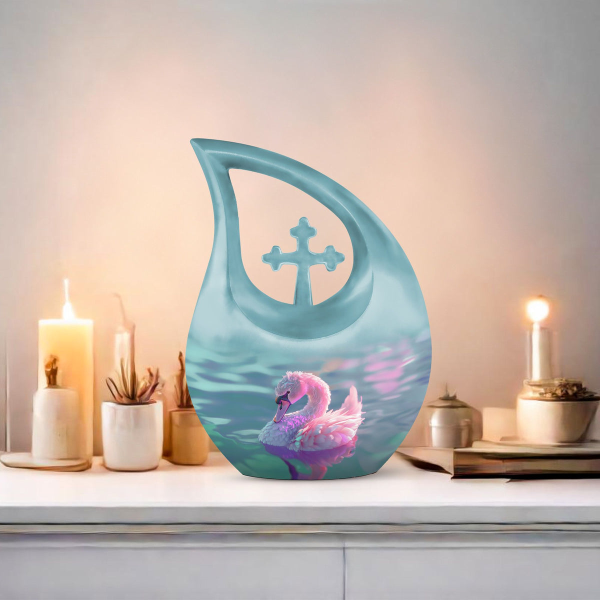 Swan Urns For Ashes - Urns For Human Ashes Large Adult