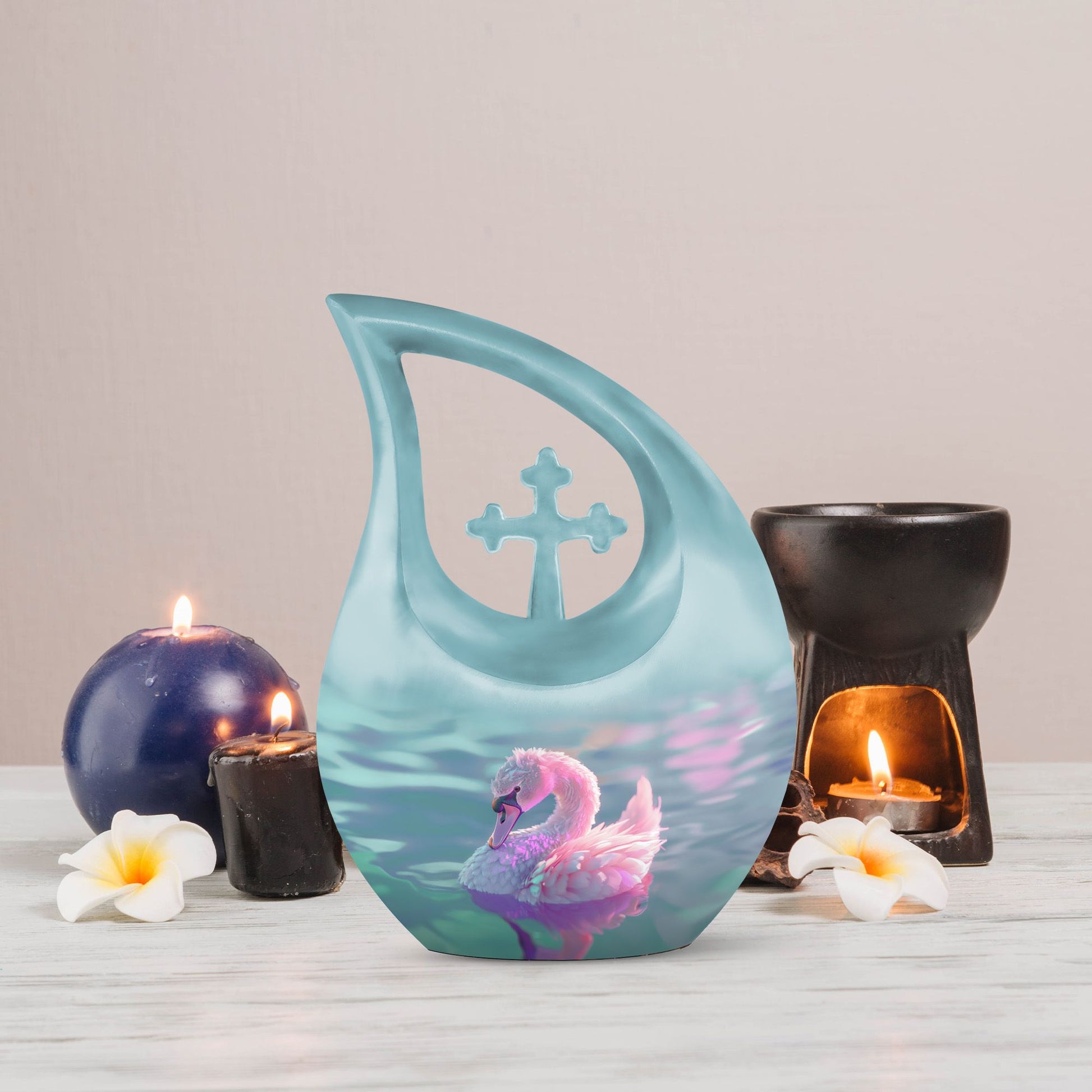 Swan Urns For Ashes - Urns For Human Ashes Large Adult