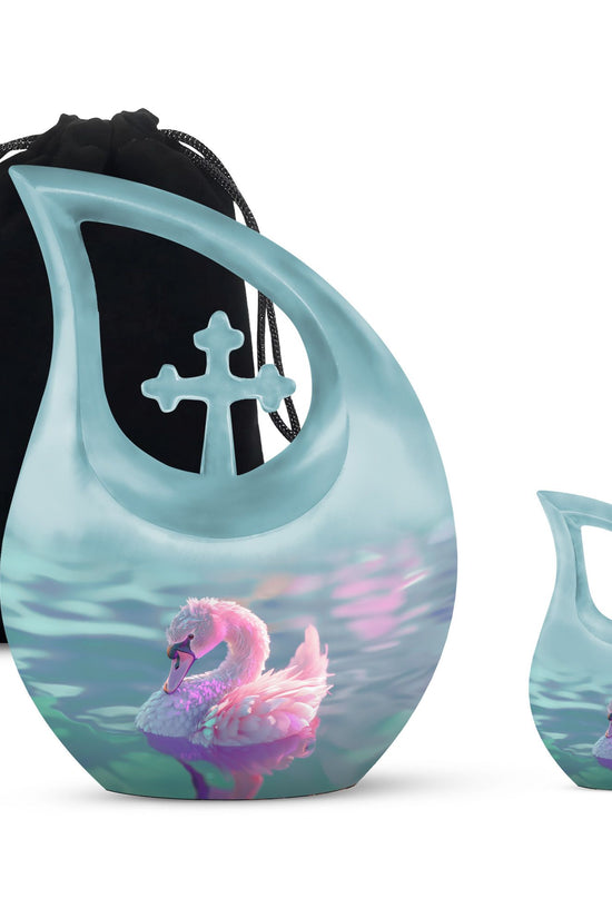 Swan Urns For Ashes - Urns For Human Ashes Large Adult