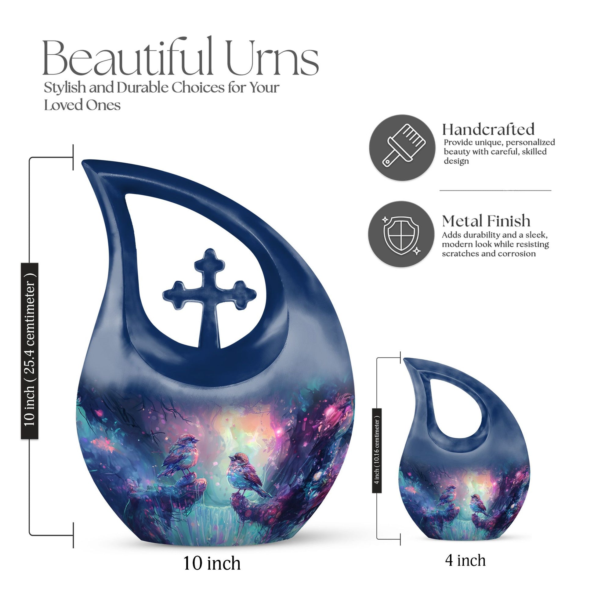 Bird Urns For Ashes - Large Funeral Urn