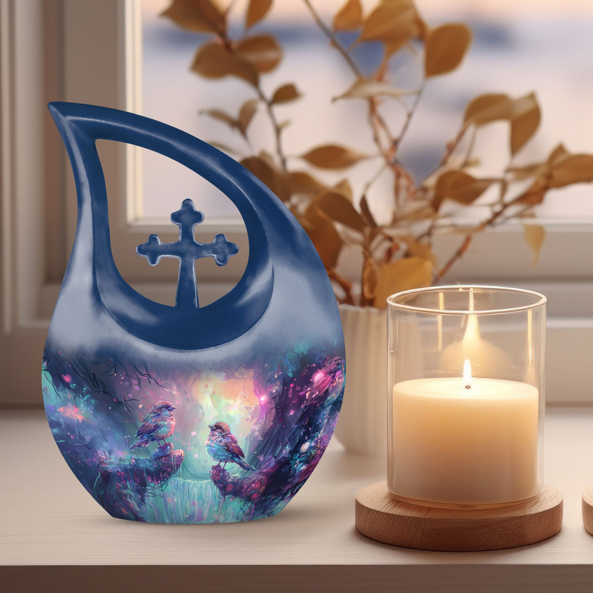 Bird Urns For Ashes - Large Funeral Urn