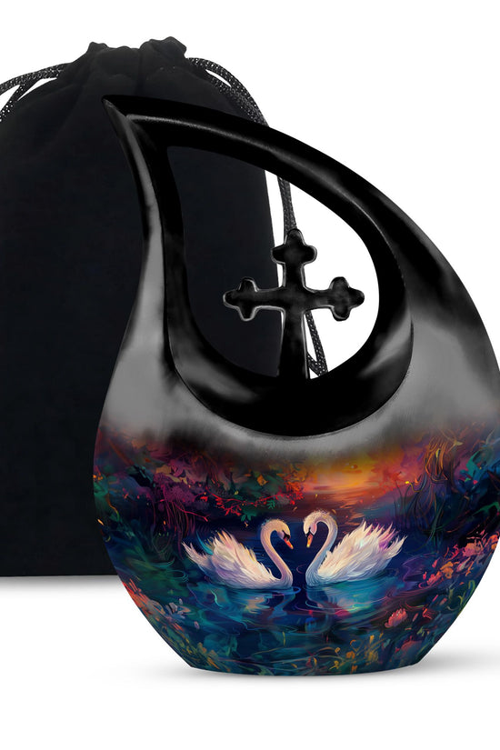 Swan Urns For Ashes - Cremation Urn Large
