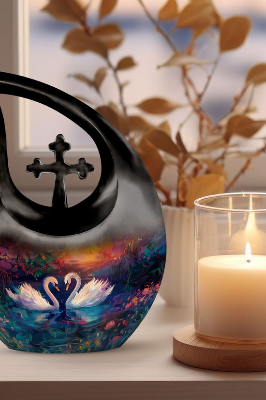 Swan Urns For Ashes - Cremation Urn Large