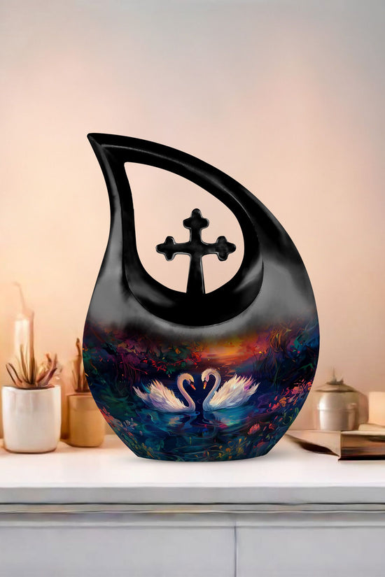 Swan Urns For Ashes - Cremation Urn Large