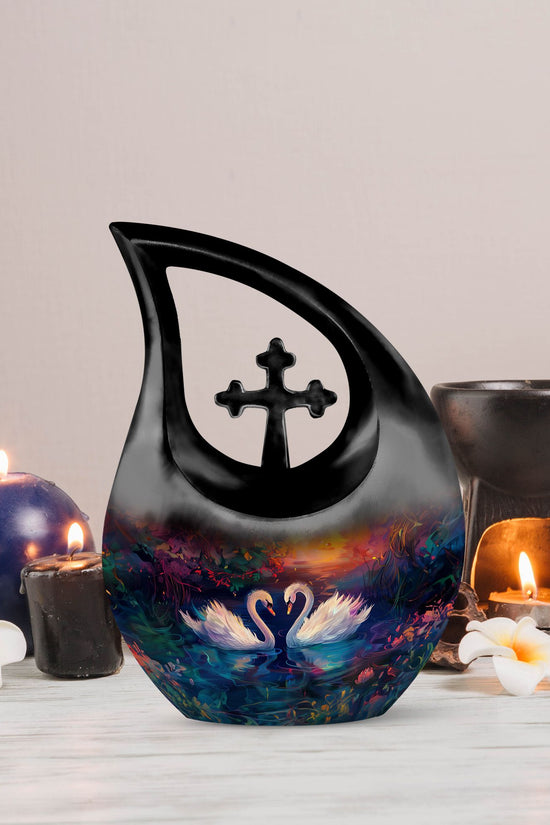 Swan Urns For Ashes - Cremation Urn Large