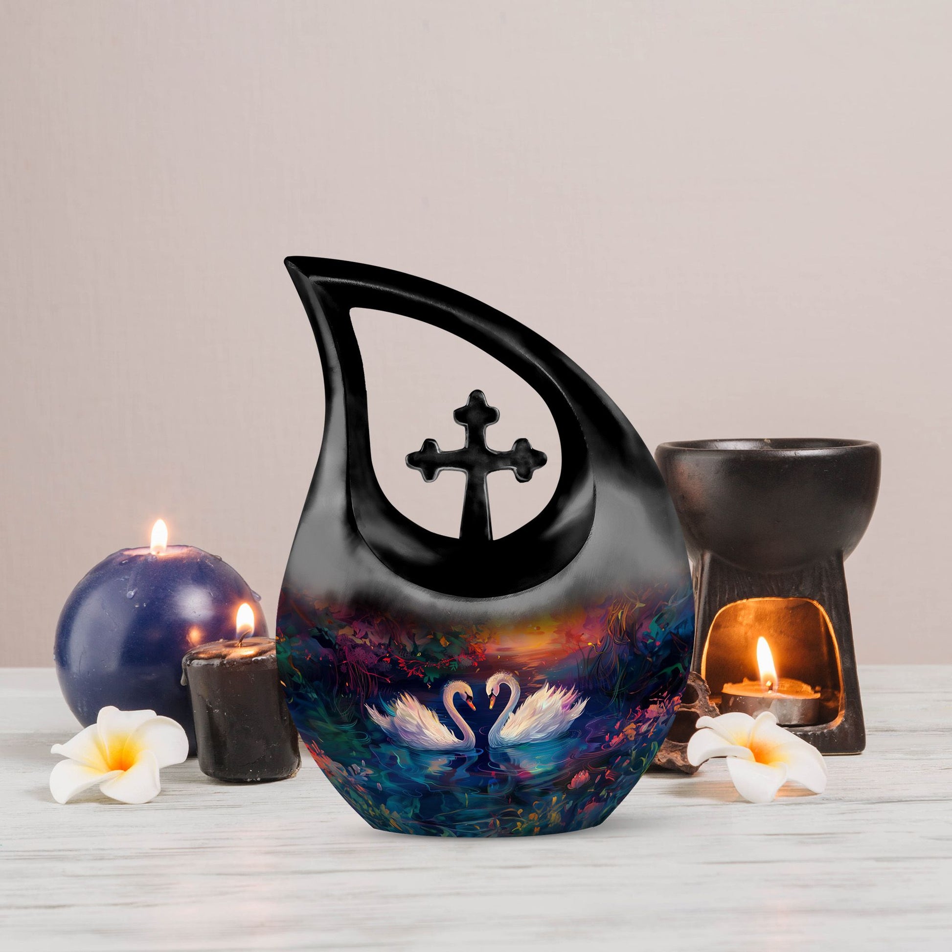 Swan Urns For Ashes - Cremation Urn Large