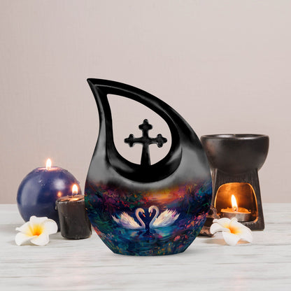 Swan Urns For Ashes - Cremation Urn Large