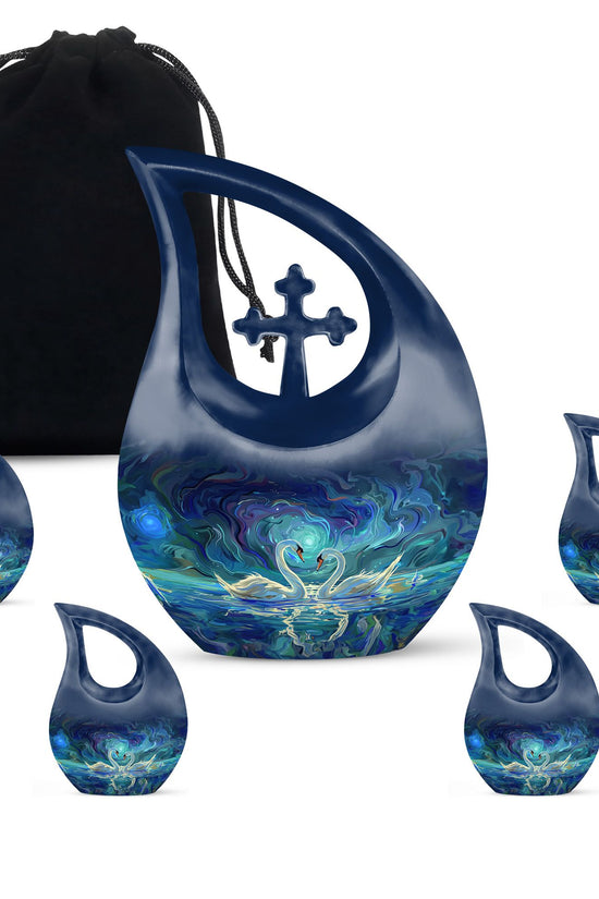 Swan Urns For Ashes - Cremation Urn Adult Large