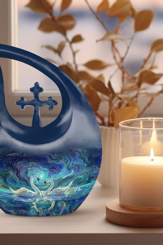 Swan Urns For Ashes - Cremation Urn Adult Large