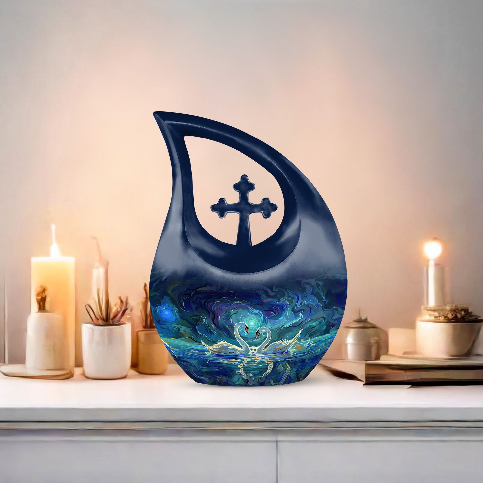 Swan Urns For Ashes - Cremation Urn Adult Large