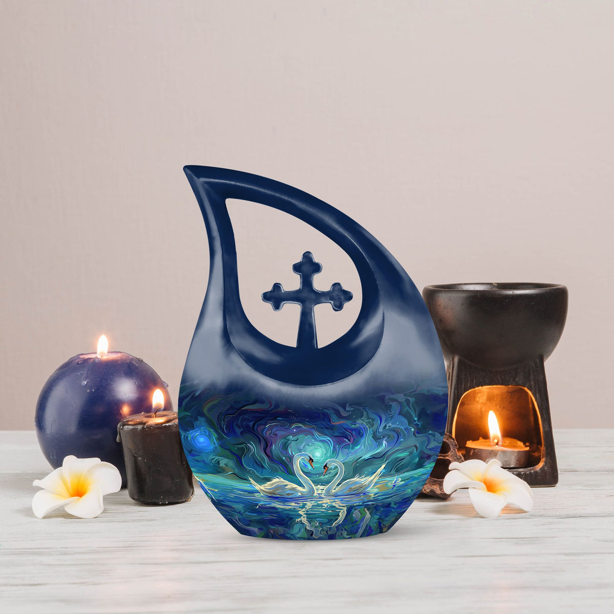 Swan Urns For Ashes - Cremation Urn Adult Large