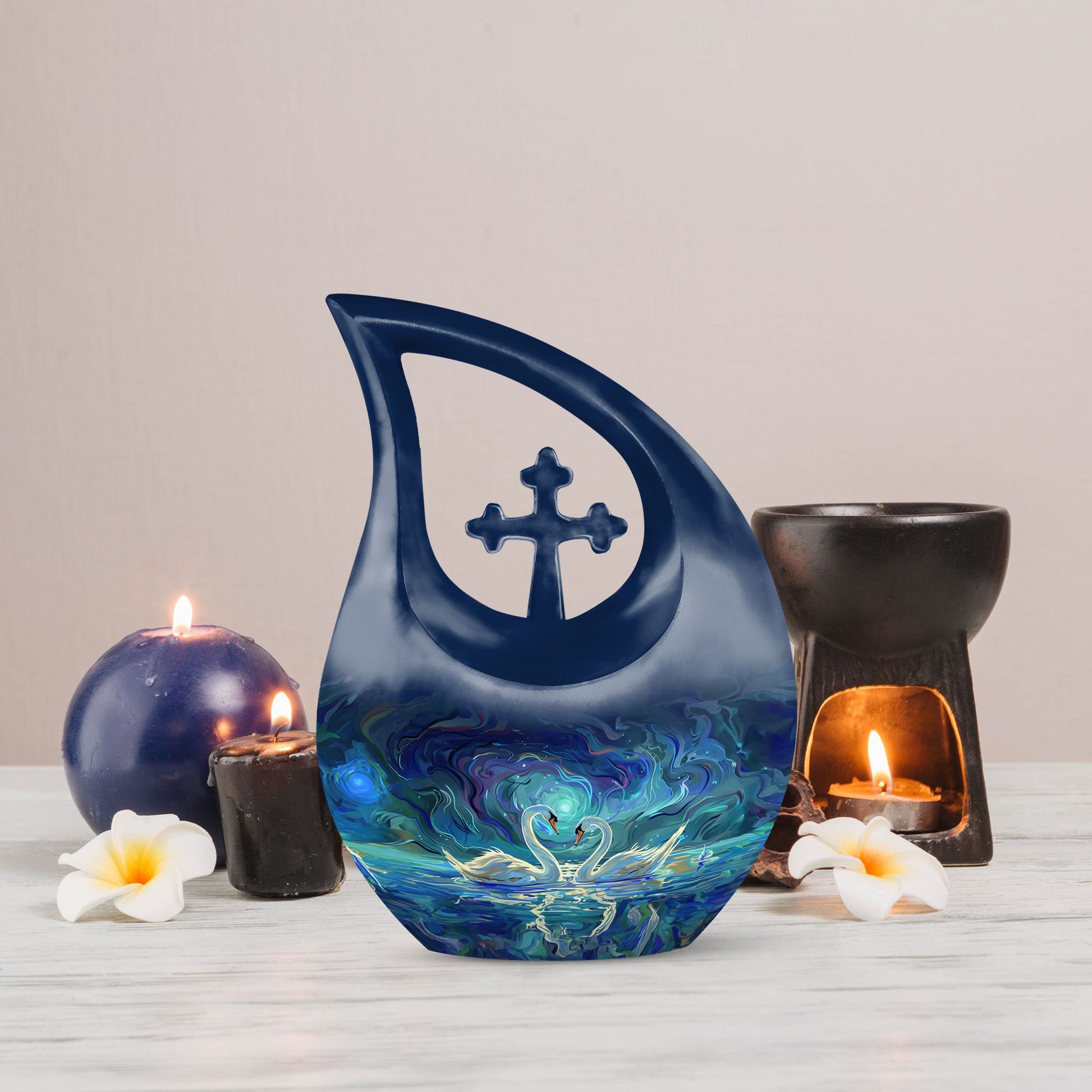 Swan Urns For Ashes - Cremation Urn Adult Large
