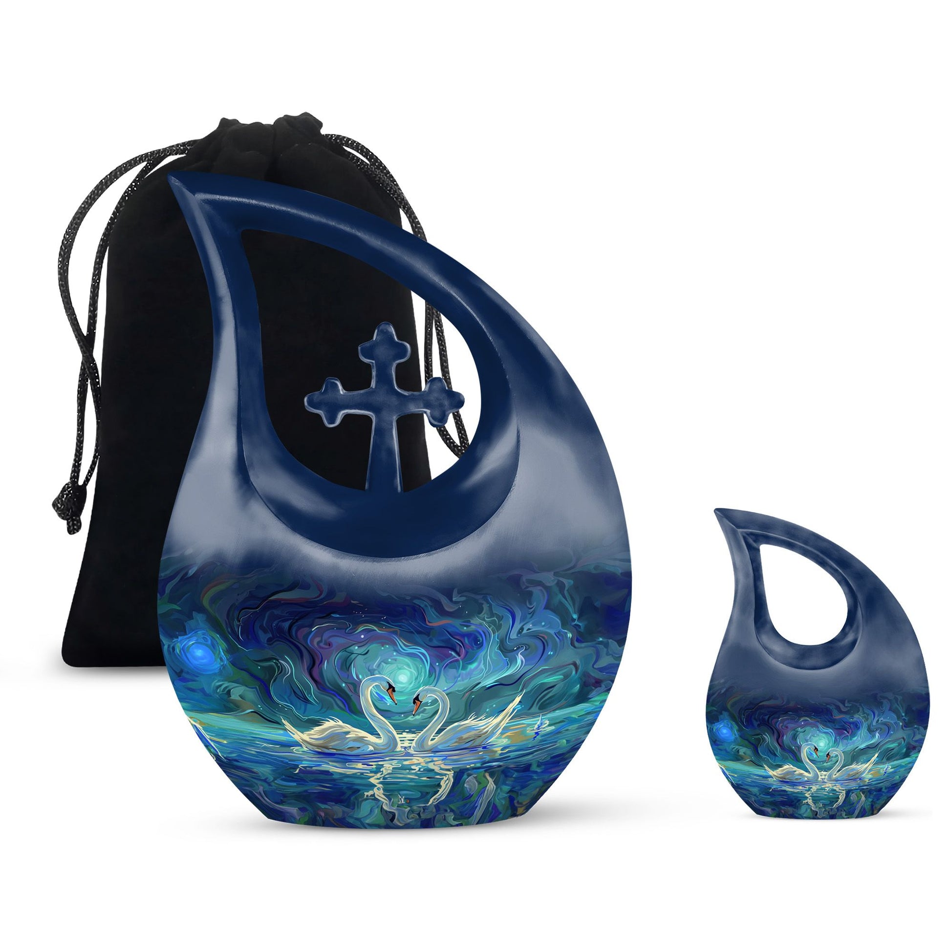Swan Urns For Ashes - Cremation Urn Adult Large