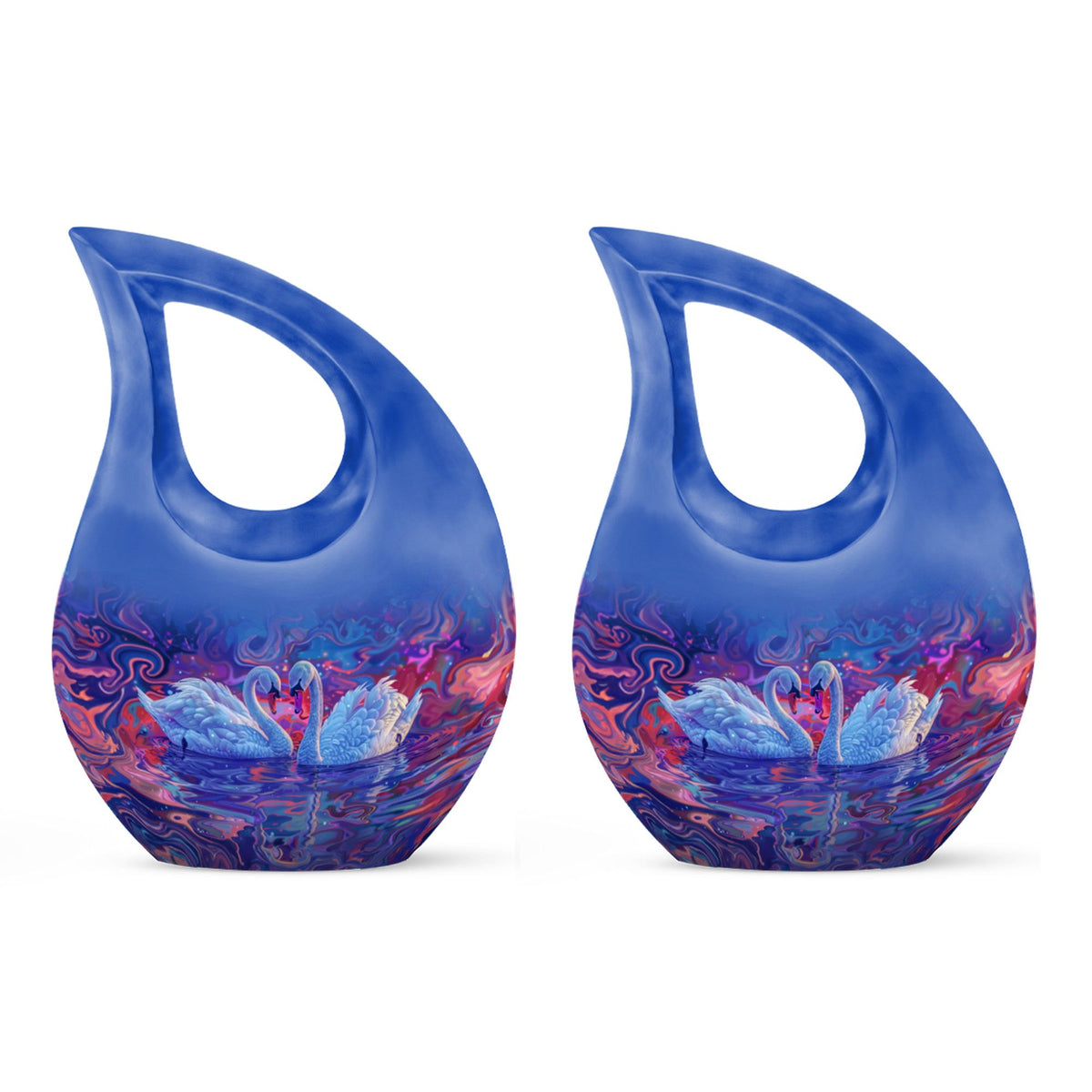 Swan Urns For Ashes - Large Cremation Urns For Human Ashes