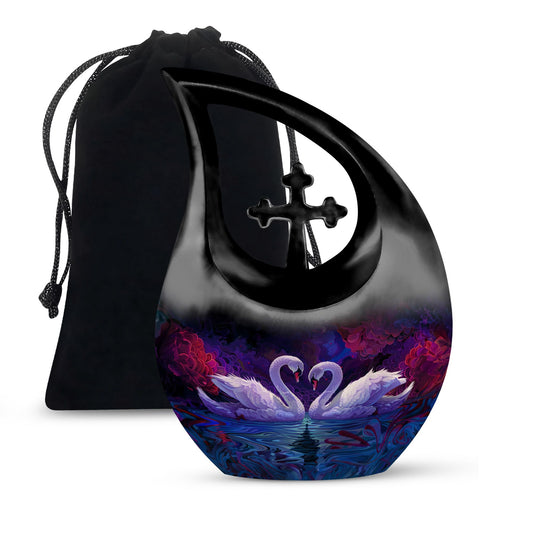 Swan Urns For Ashes - Cremation Urns For Large Human Ashes Adult
