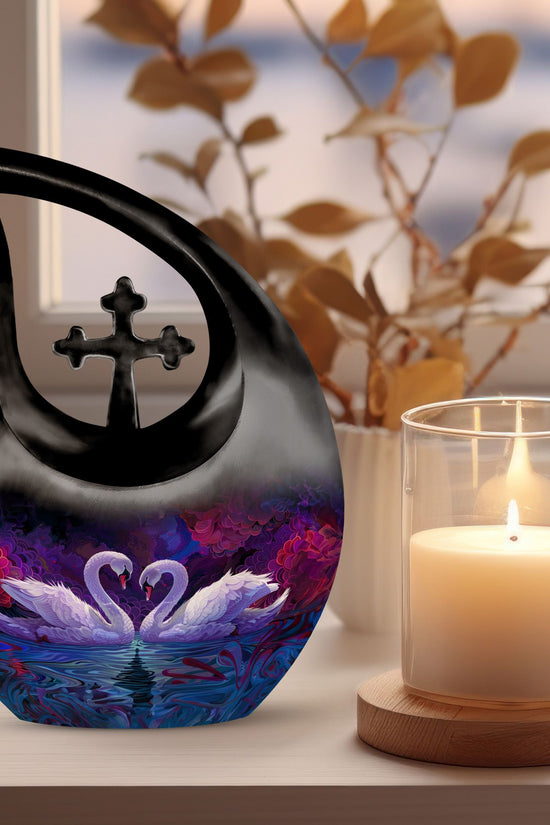 Swan Urns For Ashes - Cremation Urns For Large Human Ashes Adult
