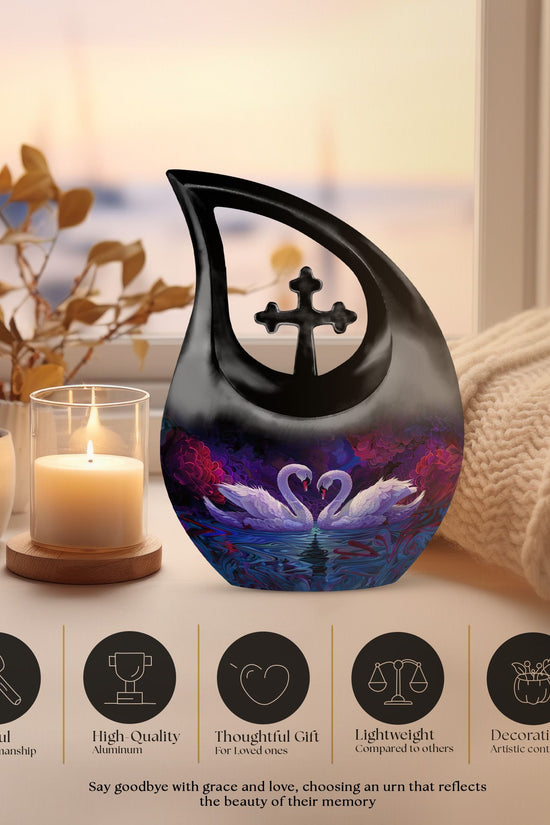 Swan Urns For Ashes - Cremation Urns For Large Human Ashes Adult