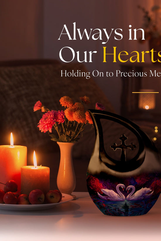 Swan Urns For Ashes - Cremation Urns For Large Human Ashes Adult