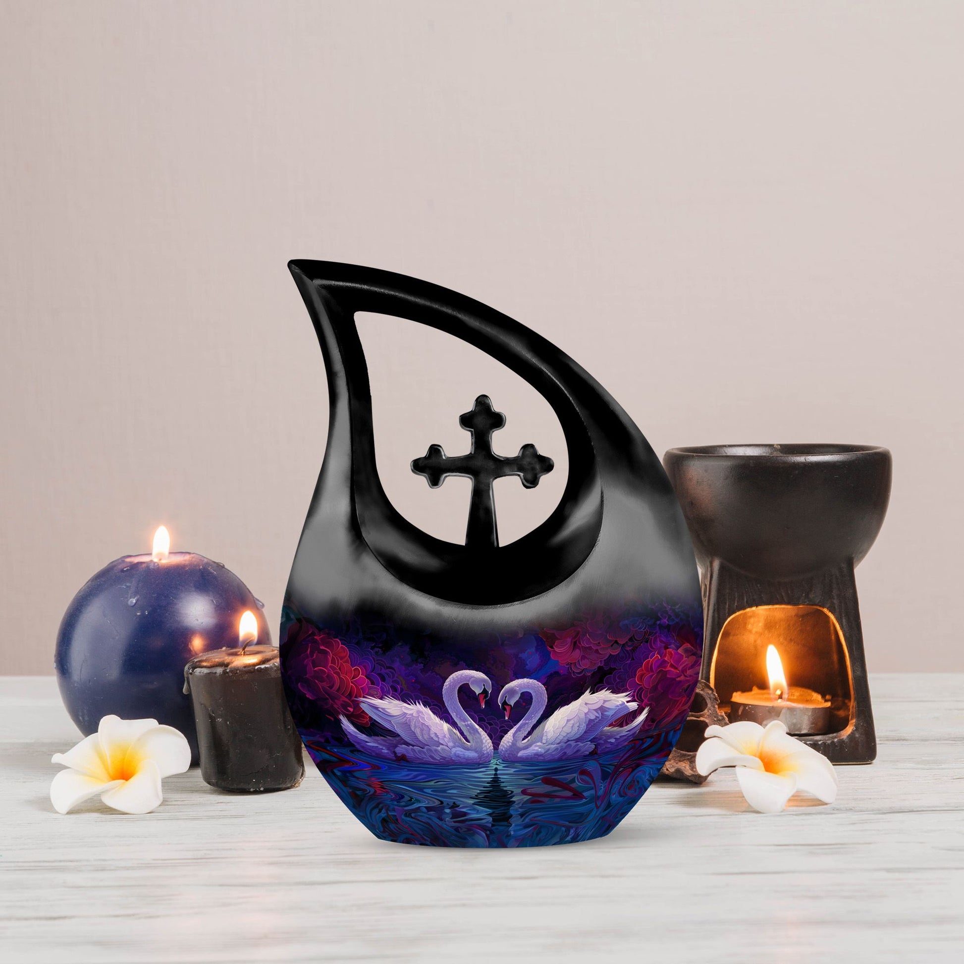 Swan Urns For Ashes - Cremation Urns For Large Human Ashes Adult