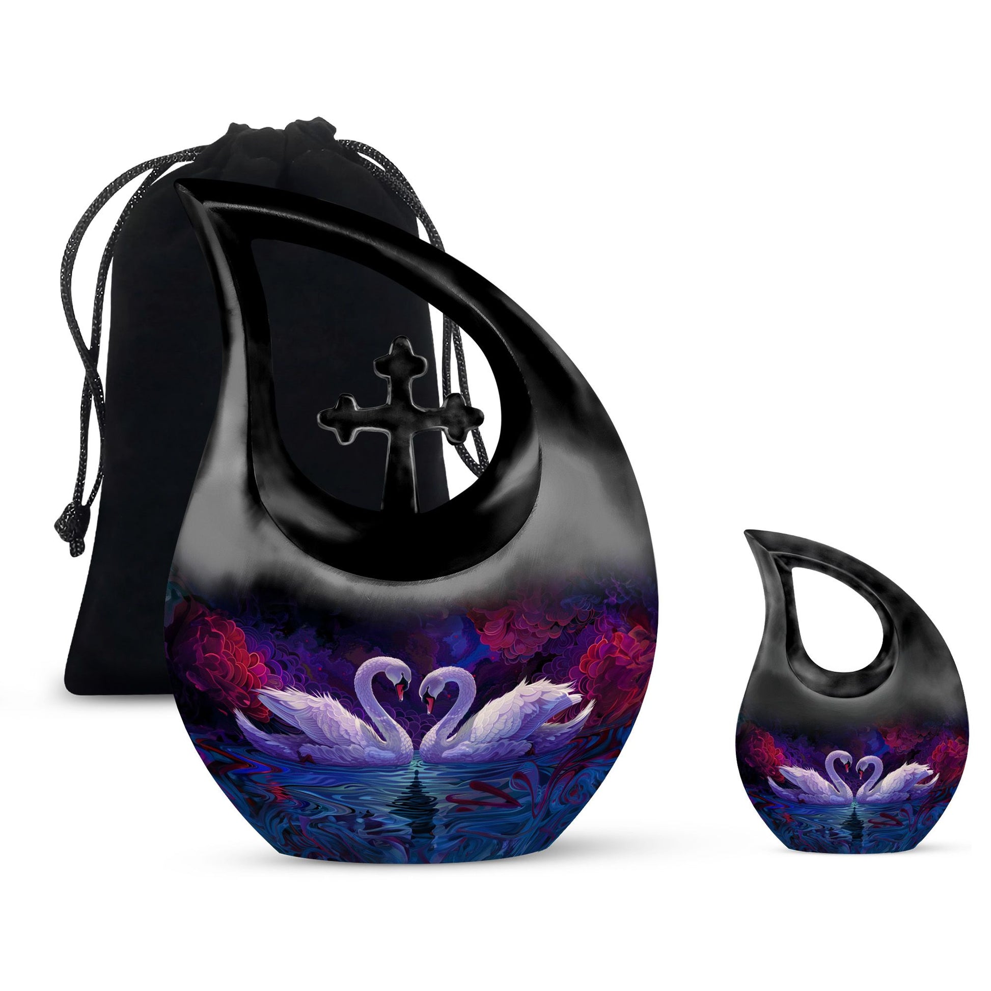 Swan Urns For Ashes - Cremation Urns For Large Human Ashes Adult