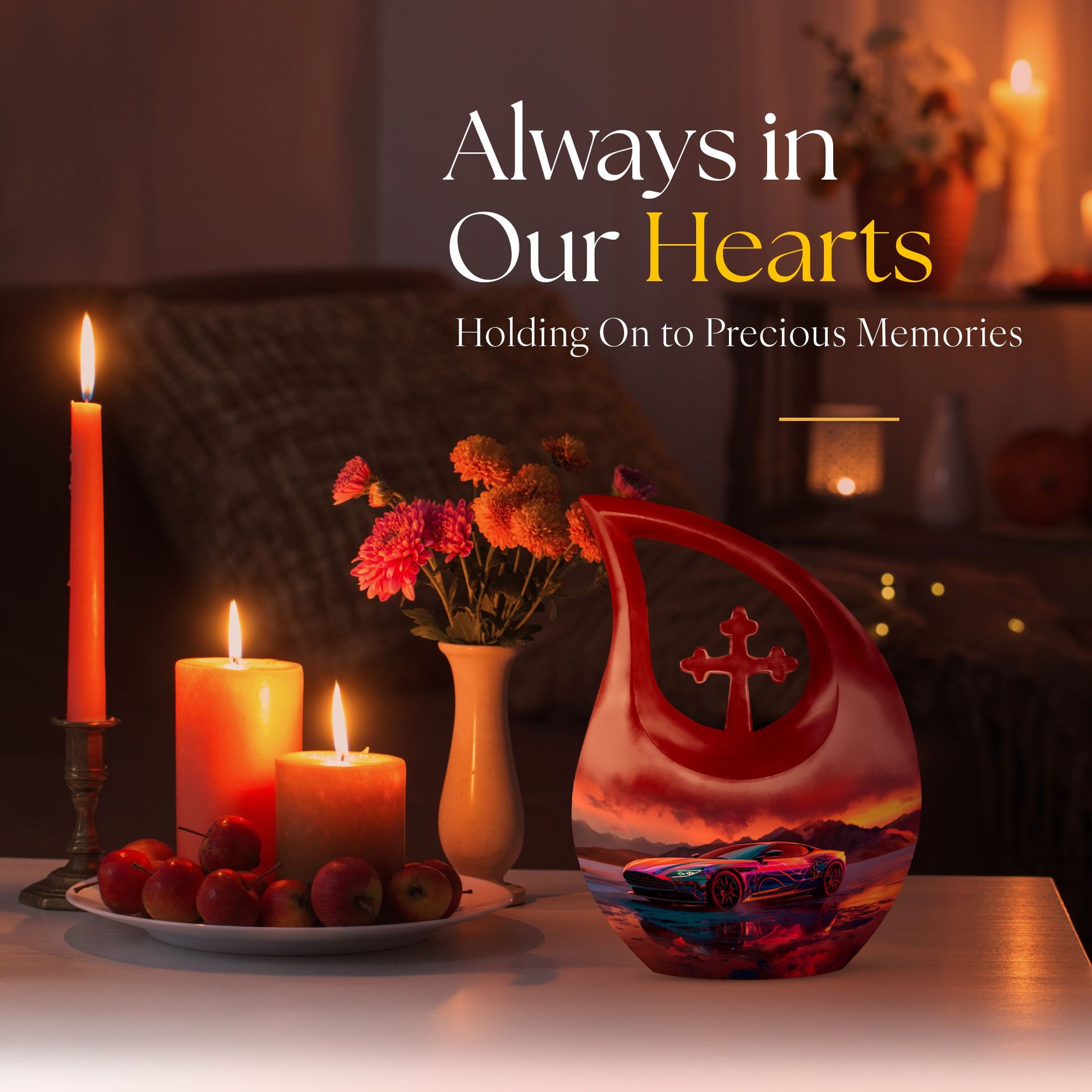 Car Urns For Ashes - Large Cremation Urn