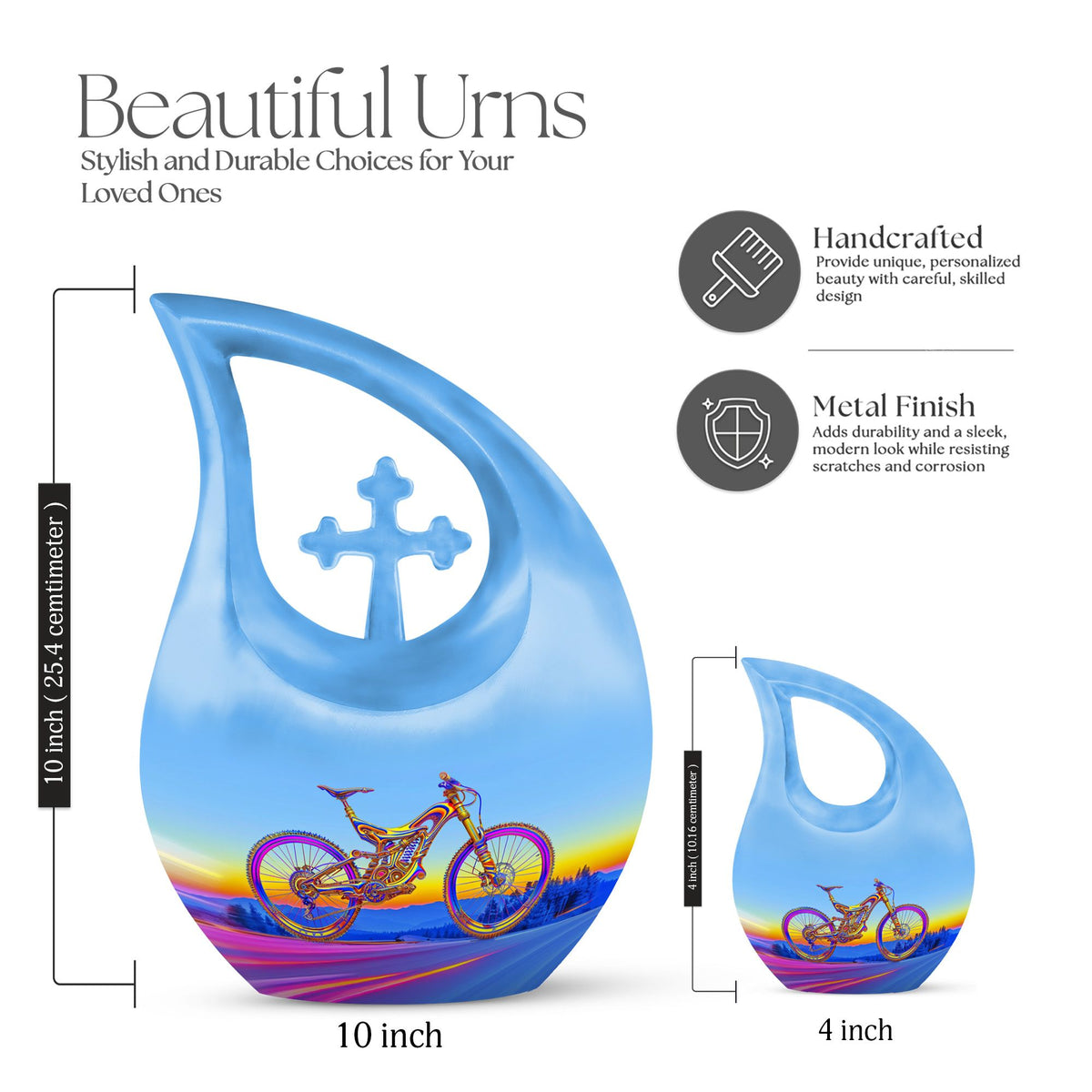Bicycle Urns For Ashes - Adult Urns For Human Ashes Large