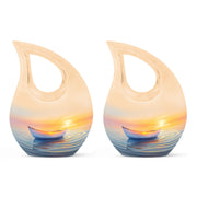 Boat Urns For Ashes - Large Adult Urns For Human Ashes