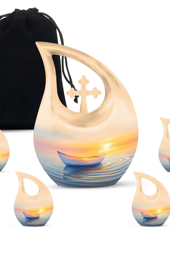 Boat Urns For Ashes - Large Adult Urns For Human Ashes