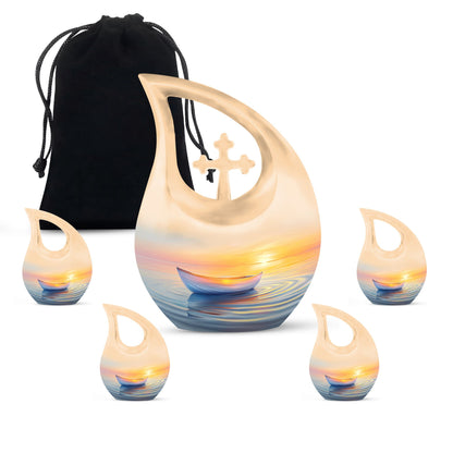 Boat Urns For Ashes - Large Adult Urns For Human Ashes