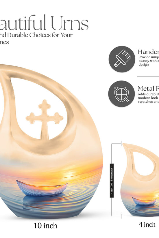 Boat Urns For Ashes - Large Adult Urns For Human Ashes