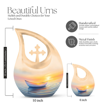 Boat Urns For Ashes - Large Adult Urns For Human Ashes