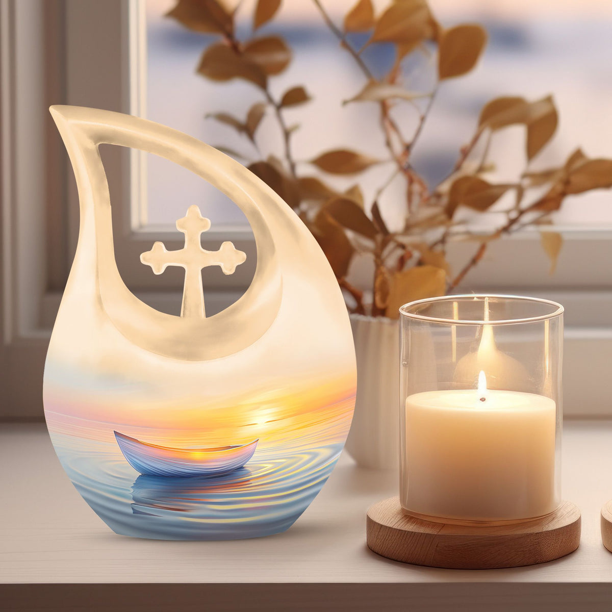 Boat Urns For Ashes - Large Adult Urns For Human Ashes