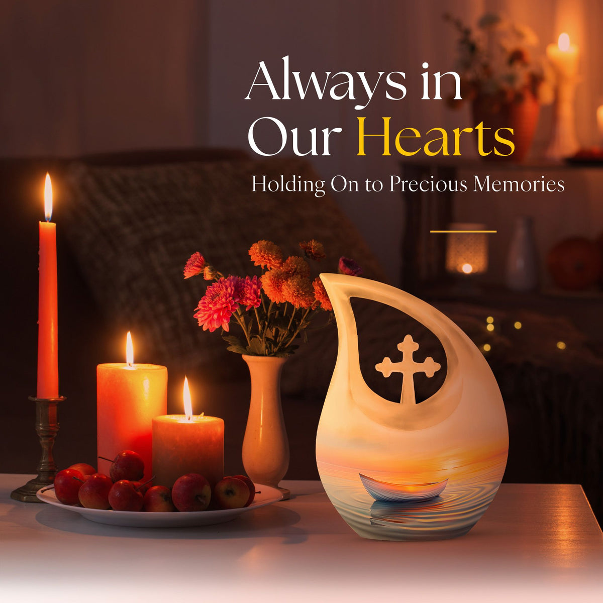 Boat Urns For Ashes - Large Adult Urns For Human Ashes