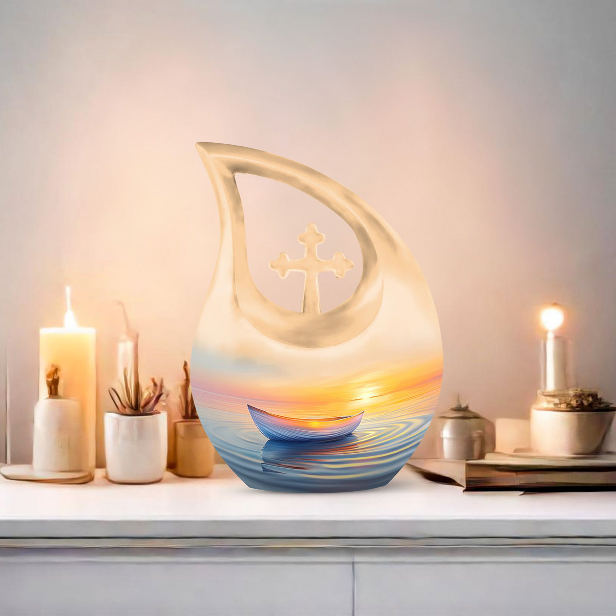 Boat Urns For Ashes - Large Adult Urns For Human Ashes