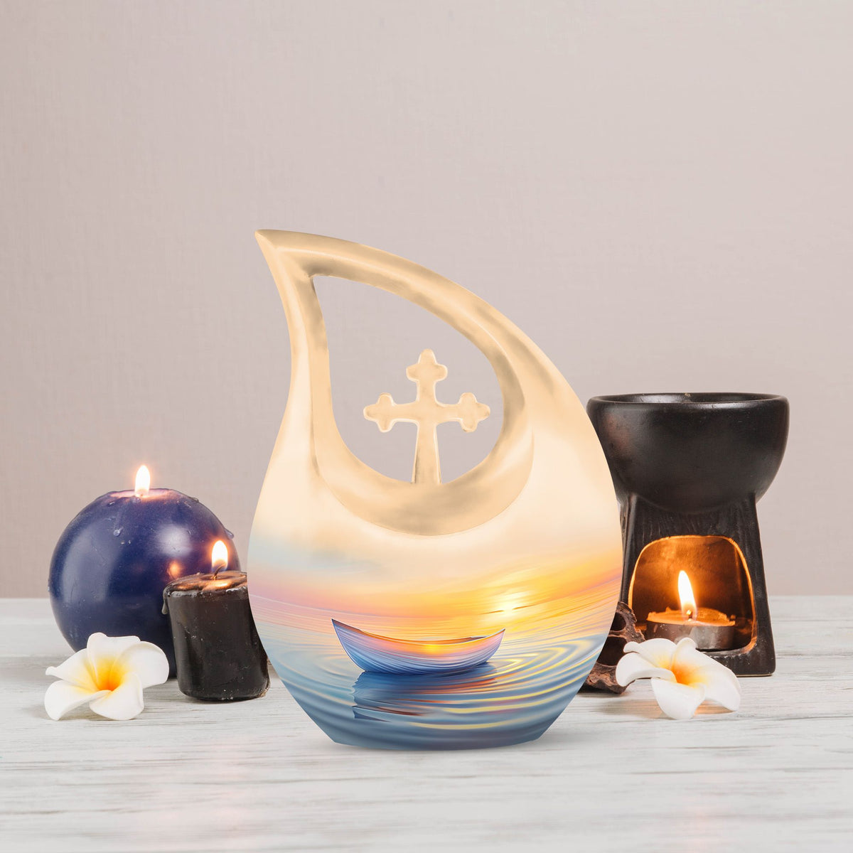 Boat Urns For Ashes - Large Adult Urns For Human Ashes