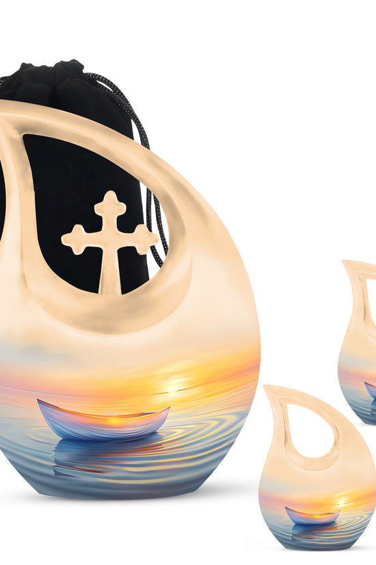 Boat Urns For Ashes - Large Adult Urns For Human Ashes