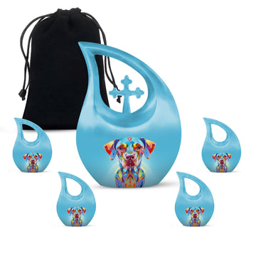 Large Urn With 4 Keepsake