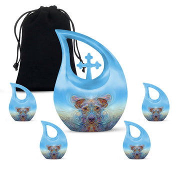 Large Urn With 4 Keepsake