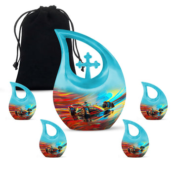 Large Urn With 4 Keepsake