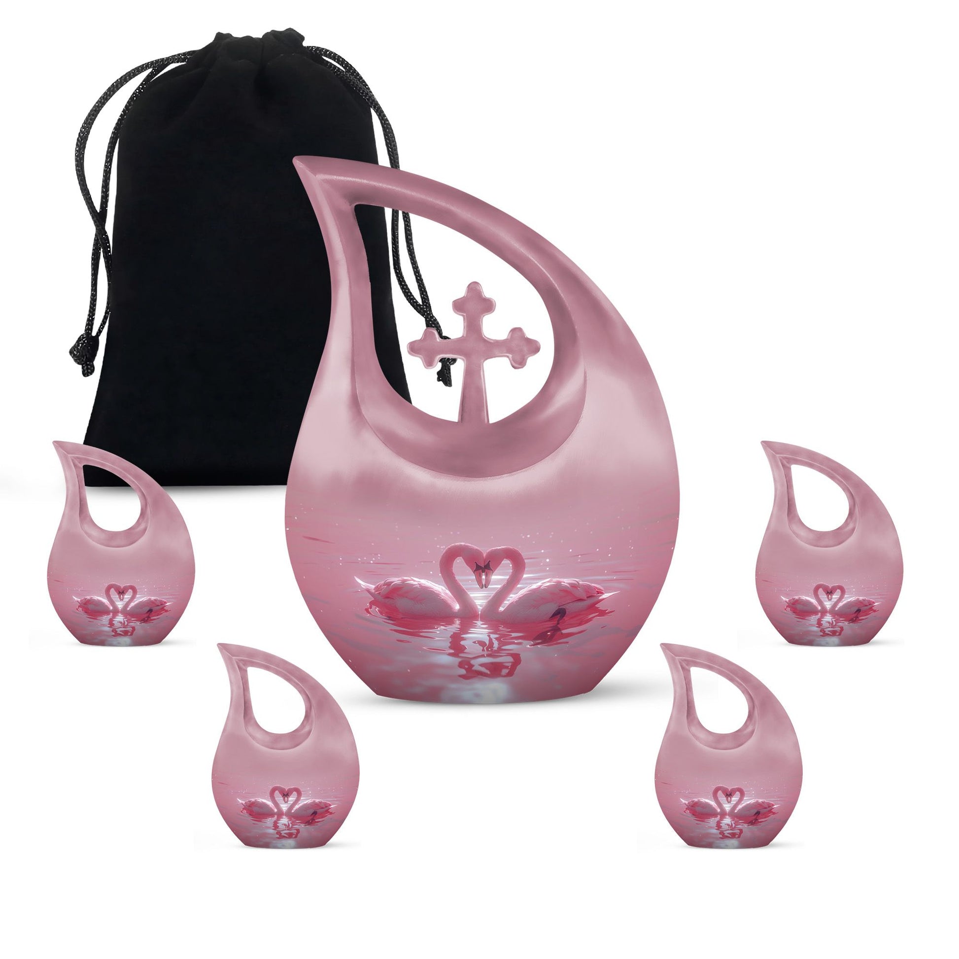 Swan Urns For Ashes - Urn For Ashes For Women Small