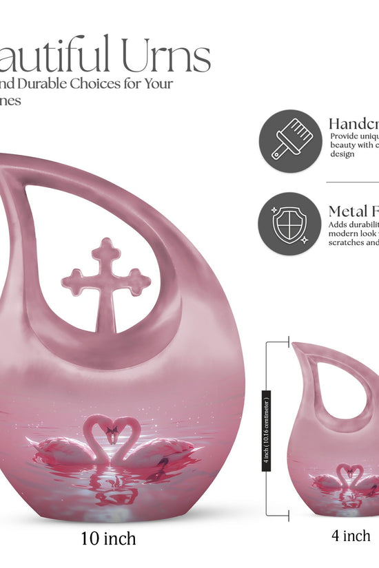 Swan Urns For Ashes - Urn For Ashes For Women Small