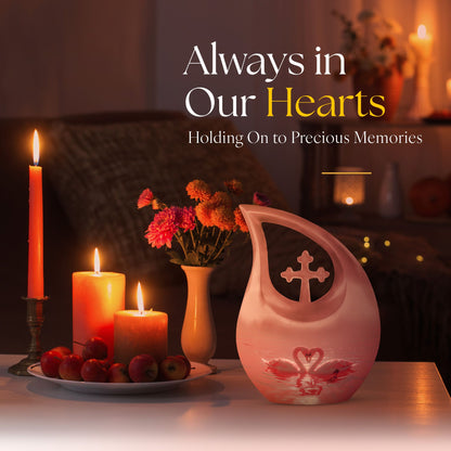 Swan Urns For Ashes - Urn For Ashes For Women Small