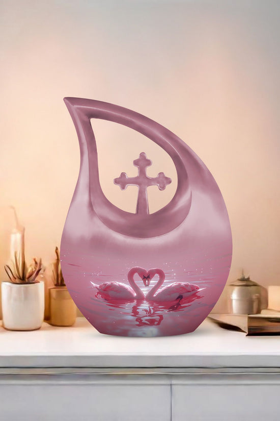 Swan Urns For Ashes - Urn For Ashes For Women Small