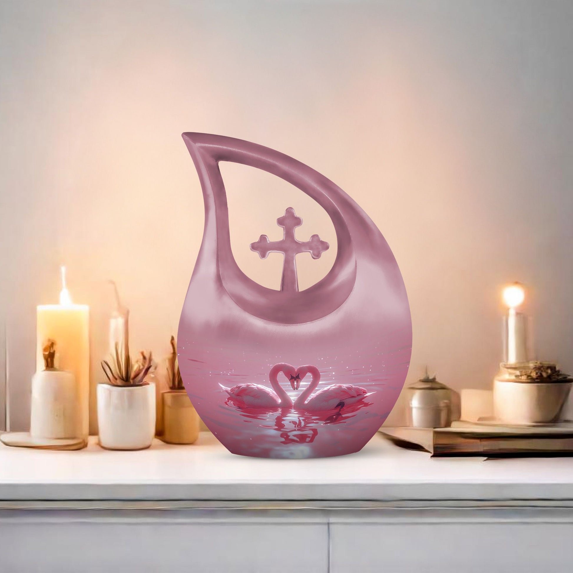 Swan Urns For Ashes - Urn For Ashes For Women Small