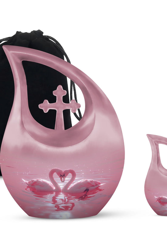 Swan Urns For Ashes - Urn For Ashes For Women Small