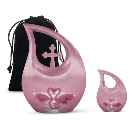 Swan Urns For Ashes - Urn For Ashes For Women Small