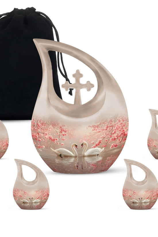 Swan Urns For Ashes - Keepsake Urns For Women