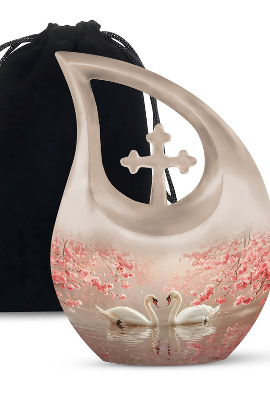 Swan Urns For Ashes - Keepsake Urns For Women